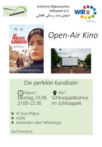 Read more about the article Open-Air Kino (Die Perfekte Kandidatin)