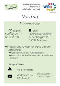 Read more about the article Vortrag – Führerschein